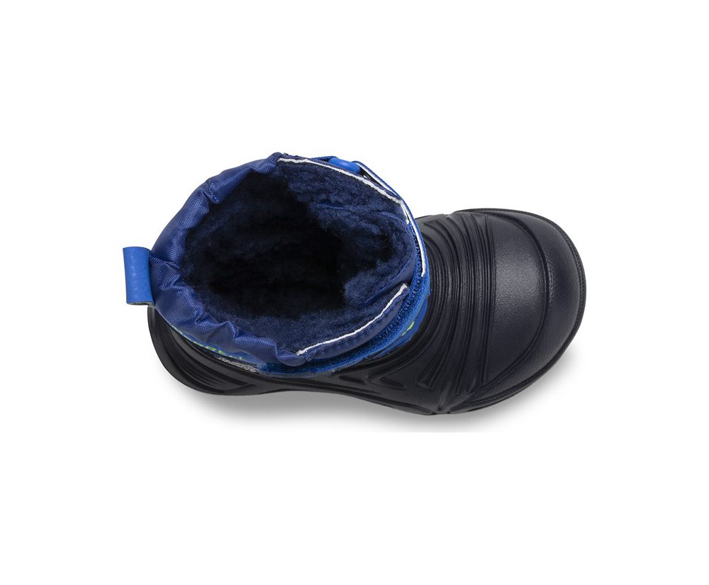 Merrell Boots Blue/Black - Snow Quest Lite 2.0 Waterproof Jr. - Kids 46XLCGPKT